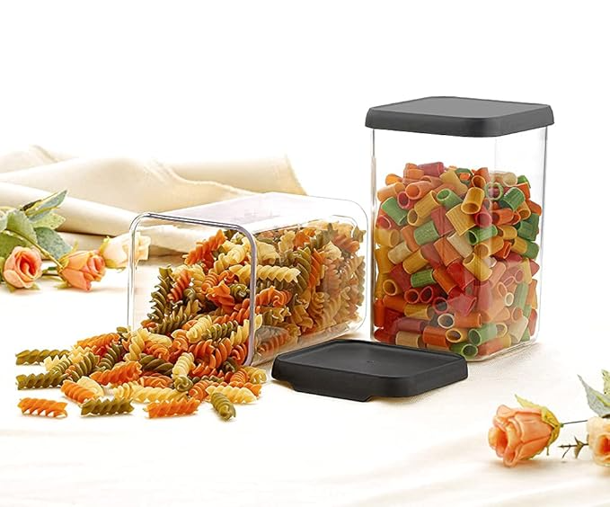 Jar Container Set For Kitchen - 1100 ml Set Of 6 Made In India