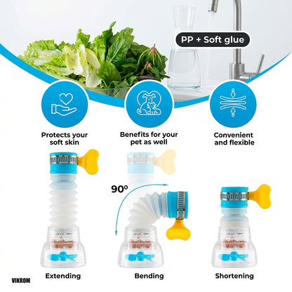 Water-Saving Expandable Sink Faucet Attachment