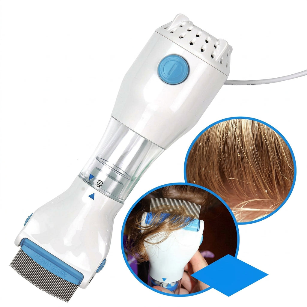 Electric Head Lice Removal Comb | Gentle Scalp Care Tool