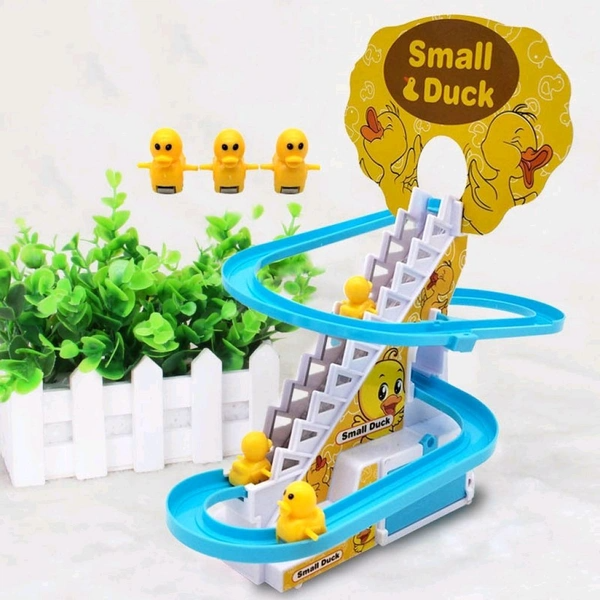 Small duck track toys for kids | Sliding Duck Escalator baby Toys with Lights and Music | Happy Duck Track Set Toys for Kids
