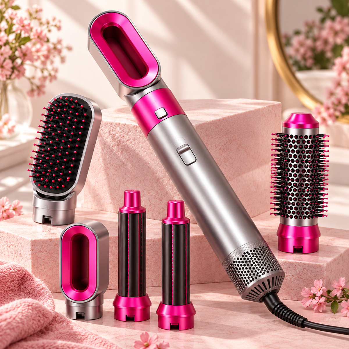 5 in 1 Hot Air Styler & Hair Dryer
