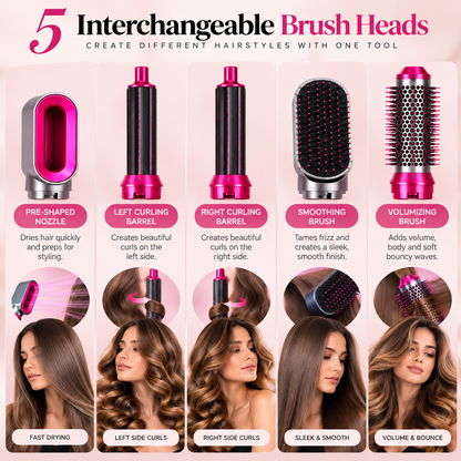 5 in 1 Hot Air Styler & Hair Dryer